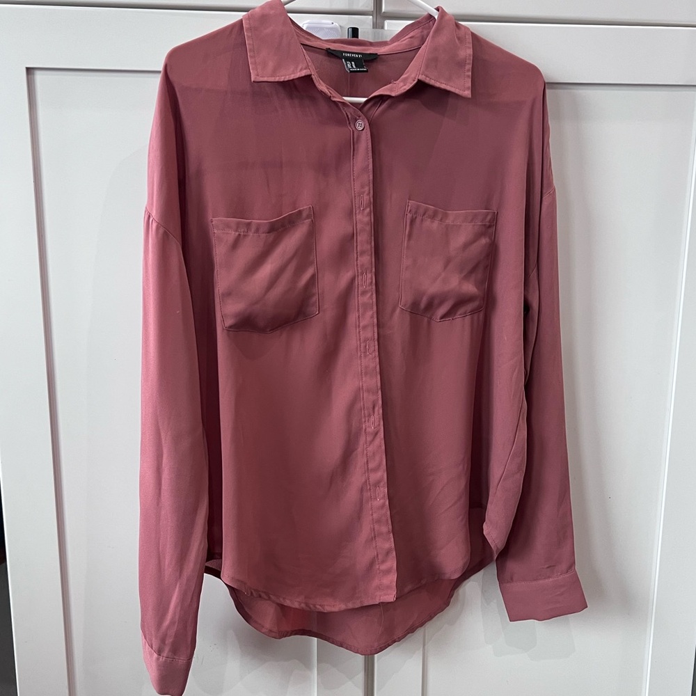 FOREVER 21 BUTTON DOWN SHIRT